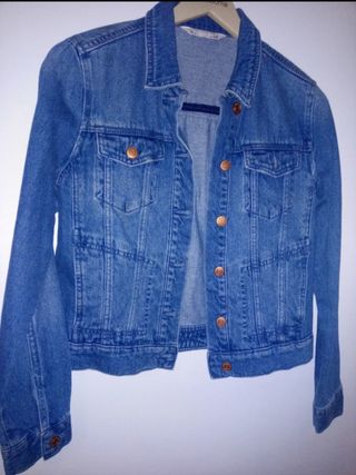 Chaqueta vaquera de sfera azul nueva