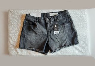 Jeans Corti Donna NUOVI *40 Trendy Orlo Sfrangiato