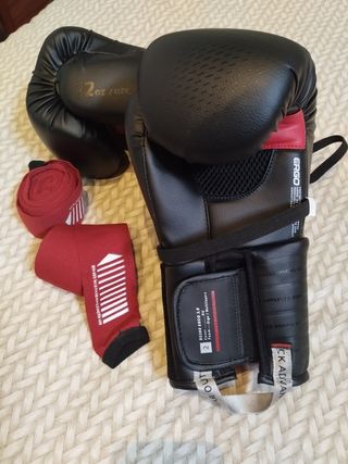 Guantes boxeo+vendas