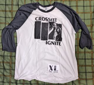 Maglietta baseball shirt CROSSFIT IGNITE tg. XL NY