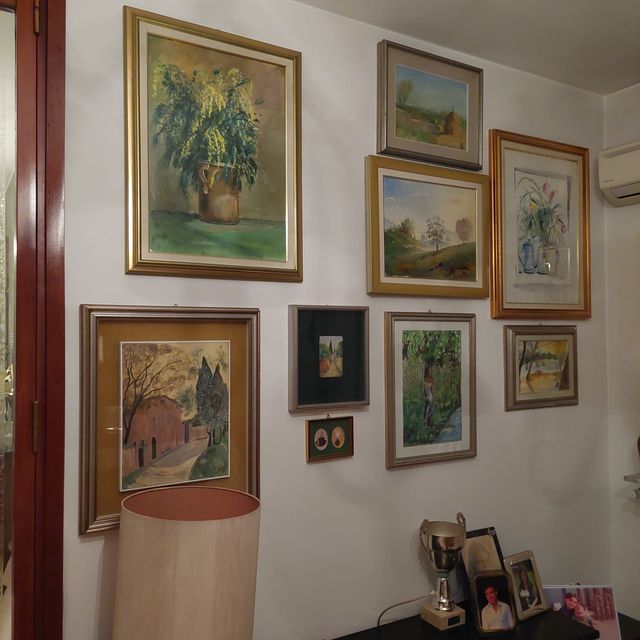 7 Quadri Olio su tela rimasti da successione