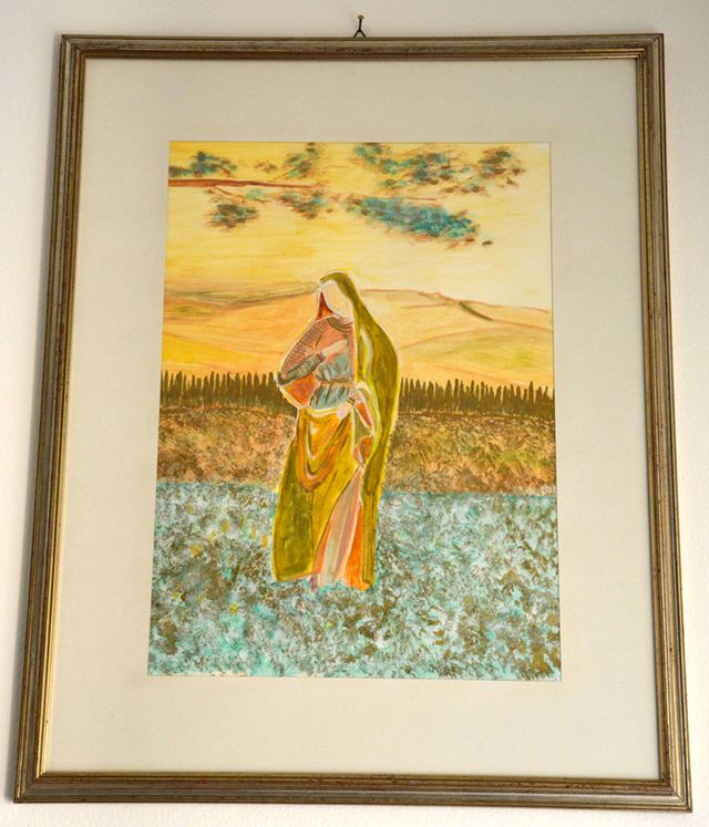 7 Quadri Olio su tela rimasti da successione