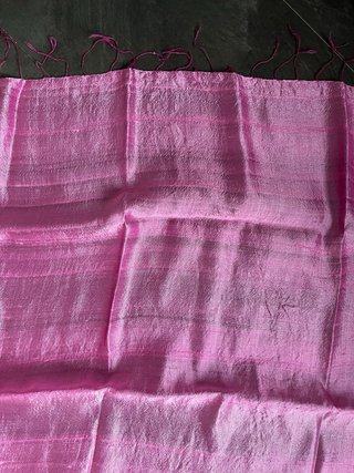 Pashmina seda rosa fucsia
