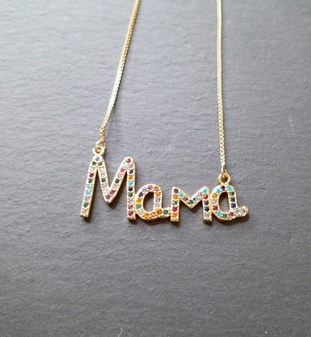 COLGANTE DÍA DE LA MADRE MODELO FLOR CIRCONITAS