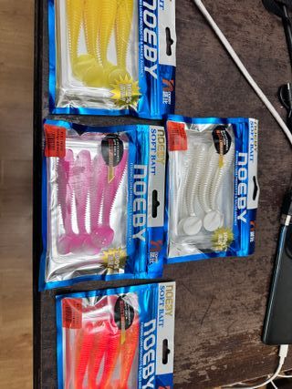 Noeby señuelo vinilo suave de 9.5cm