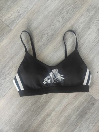Sujetador deportivo Adidas negro talla S