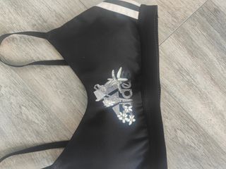 Sujetador deportivo Adidas negro talla S