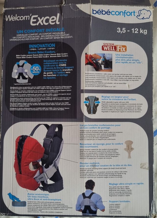 Mochila portabebés Bebeconfort