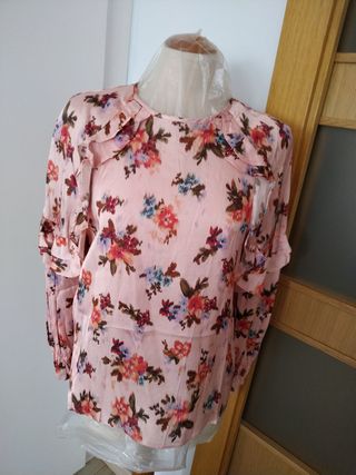 Blusa estampada Zara L