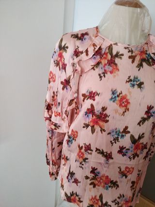 Blusa estampada Zara L