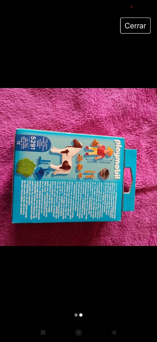 Cuidadora de caballo con caballo Playmobil