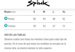 Maillot mujer Spiuk sin mangas T/M
