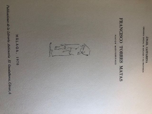 Francisco Torres Matas. Pintor mediterraneo. Raro