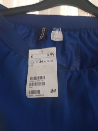 Minifalda con gasa larga  de h&m