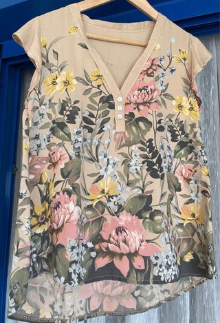 Camisa italiana, talla M, 100% viscosa