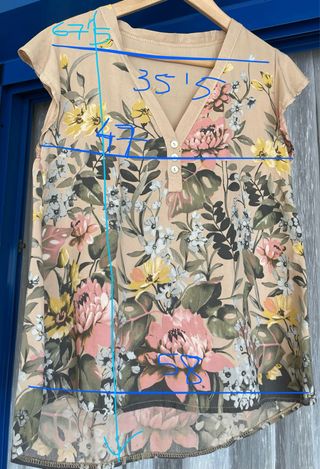 Camisa italiana, talla M, 100% viscosa