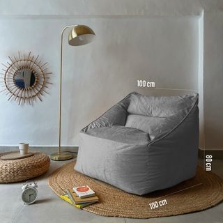 Puff Sofa Salon Terciopelo - Puf Gigante Gamer XXL