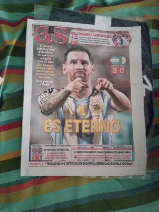 Periódicos Messi mundial 2026