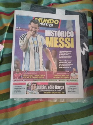 Periódicos Messi mundial 2026