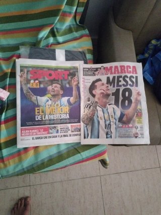 Periódicos Messi mundial 2026