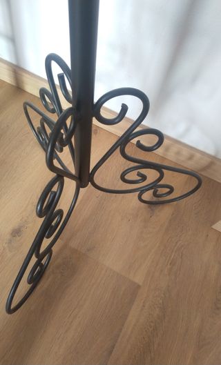 Perchero clásico de forja negro