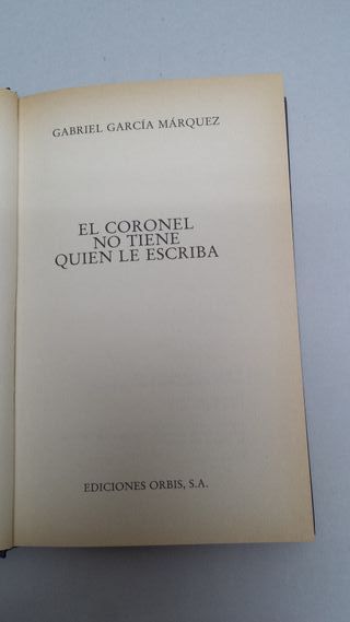 El Coronel no tiene quien le Escriba