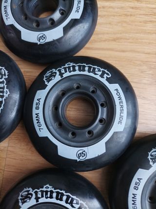 Ruedas Patines Powerslide Spinner 76mm 85a.