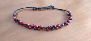 Pulsera, pendientes, tobillera y colgante