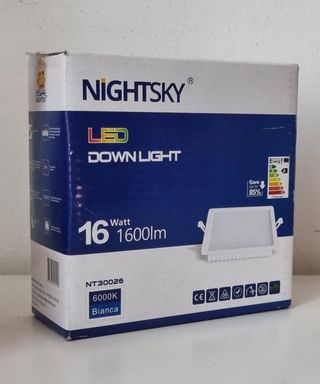 PANNELLO LED INCASSO 16W FARETTO ROTONDO LUCE FRED