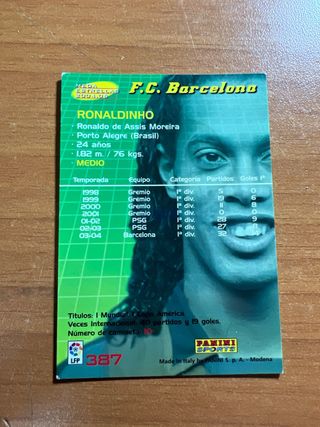 Cromo Ronaldinho