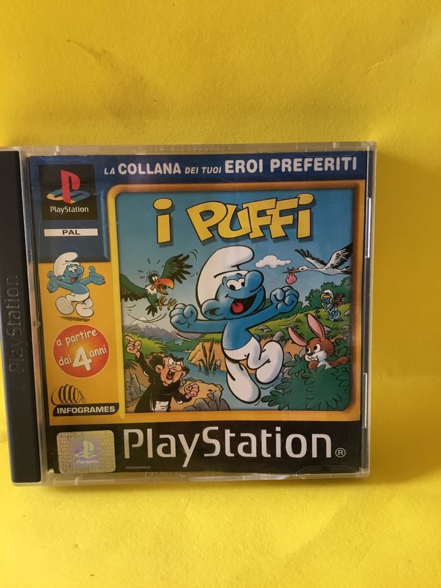 Playstation 1 cd i puffi