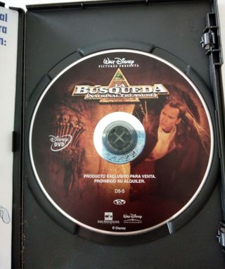 Película en DVD "La búsqueda"
