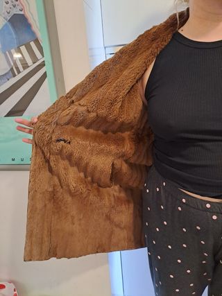Chaquetón piel reversible 