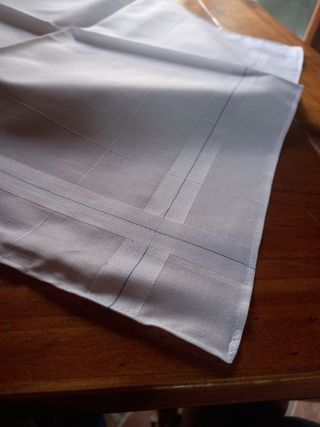 6 pz. Fazzoletti 100% cotone