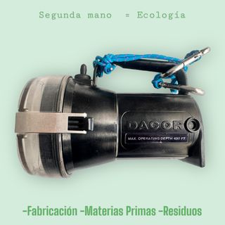 Foco/Linterna de buceo Dacor Vintage