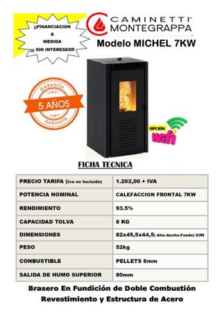 Liquidacion estufa de pellets