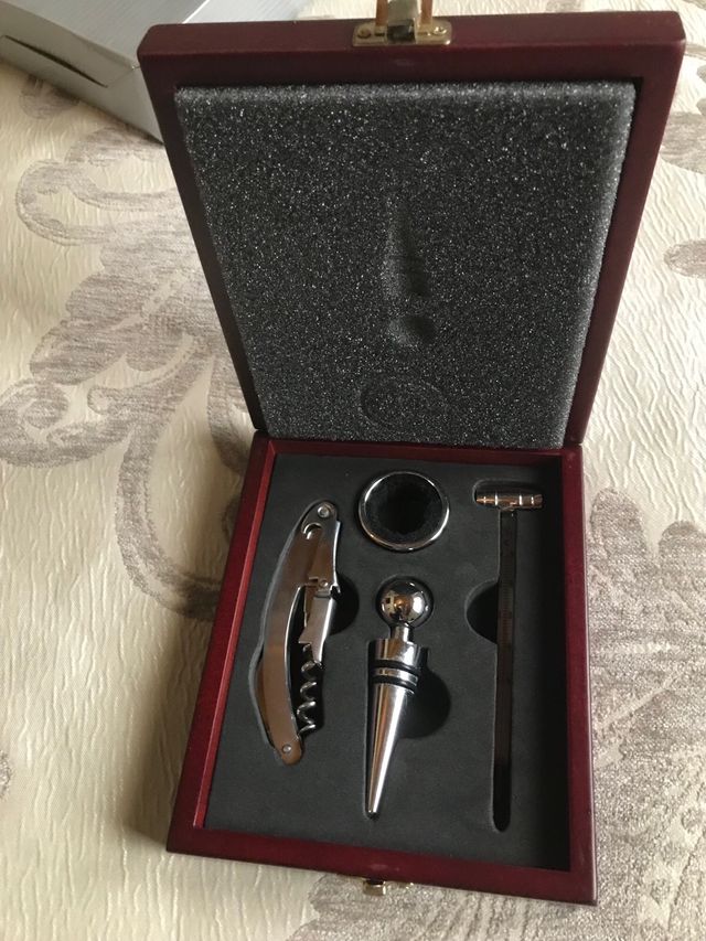 Juego accesorios para vinos