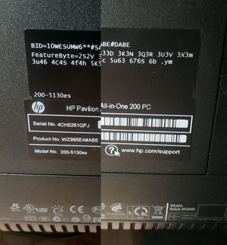 Ordenador TODO EN UNO  PIEZAS