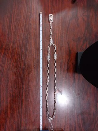 Cadena de plata y brillantes 