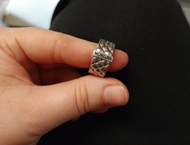 Anillo de plata Morgan