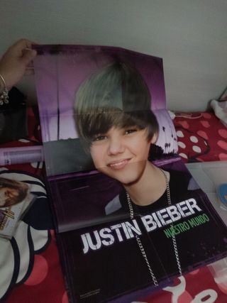 Libro y CD's Justin Bieber