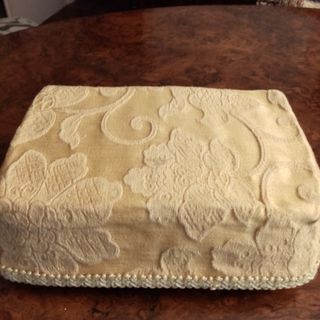 Cestino rivestito in tessuto