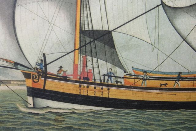 cuadros laminas barcos