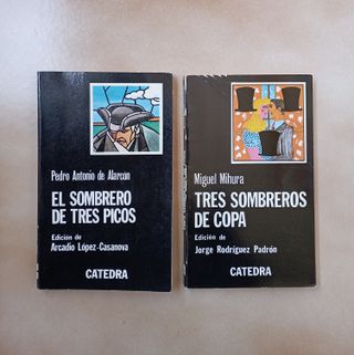 2 libros CÁTEDRA literatura española