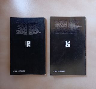 2 libros CÁTEDRA literatura española