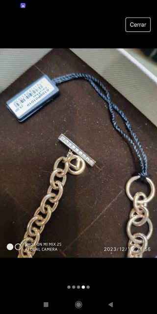 Pulsera Viceroy de acero en oro rosado nueva