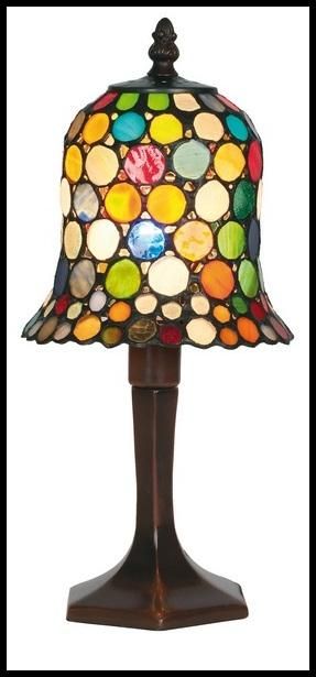 Lampara Tiffany de Sobremesa modelo Clow Mini