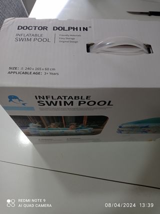 Piscina hinchable grande nueva