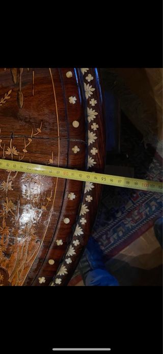 MESA ANTIGUA MARQUETERIA