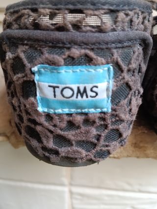 Alpargatas verano chica Toms talla 38.5